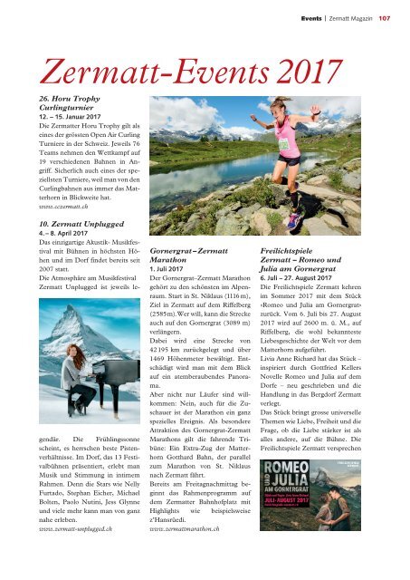 Zermatt Magazin 2017