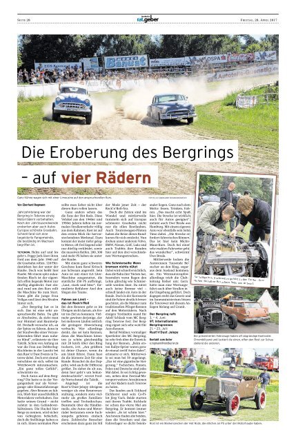 Nordkurier Ratgeber "Fahrt ins Blaue" 