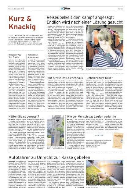 Nordkurier Ratgeber "Fahrt ins Blaue" 