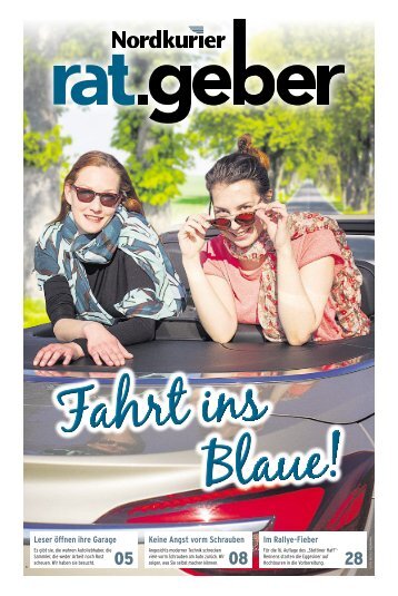 Nordkurier Ratgeber "Fahrt ins Blaue" 