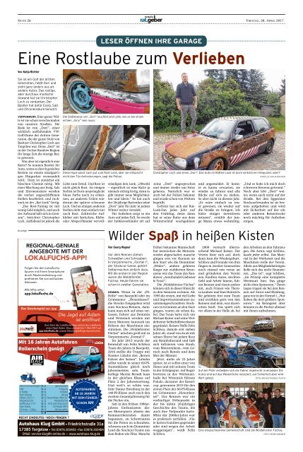 Nordkurier Ratgeber "Fahrt ins Blaue" 