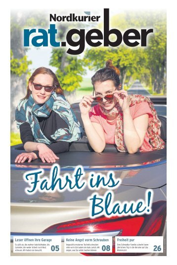 Nordkurier Ratgeber "Fahrt ins Blaue" 