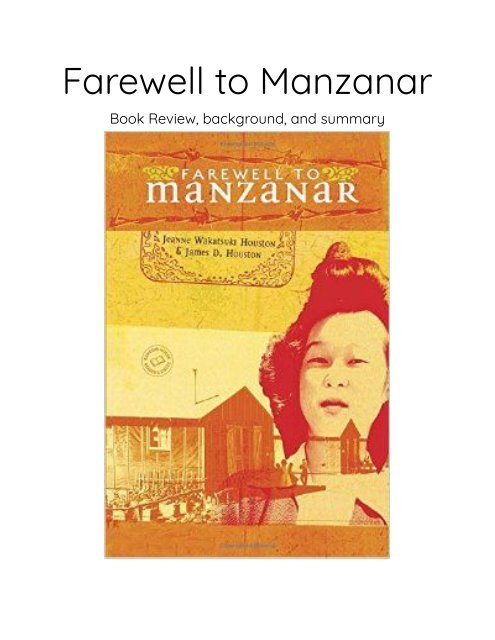 Farewell to Manzanar Flipbook - Google Docs