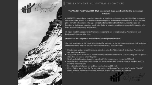 Exponential Events Virtual Showcase