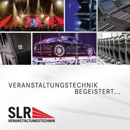 SLR Veranstaltungstechnik Imagebroschüre