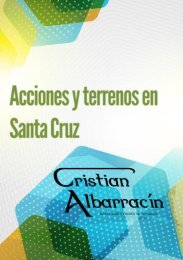 ACCIONES Y TERRENOS EN SANTA CRUZ