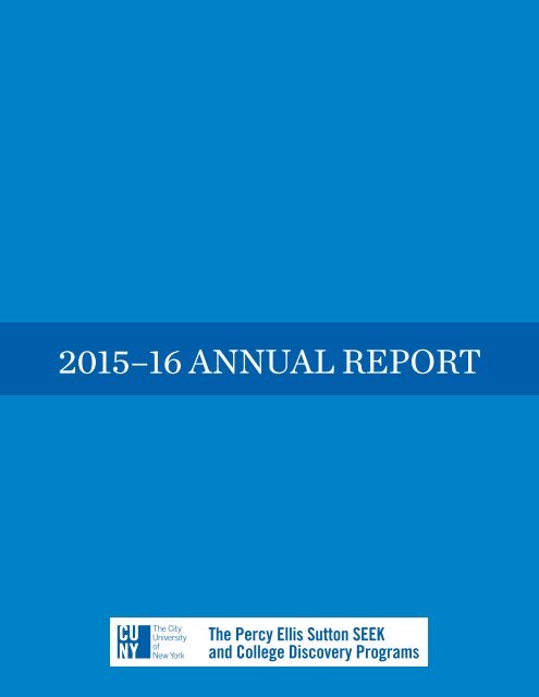 SEEK 2015-16 Annual Report