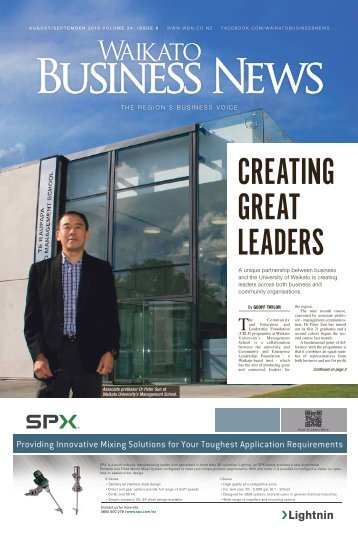 Waikato Business News August/September 2016