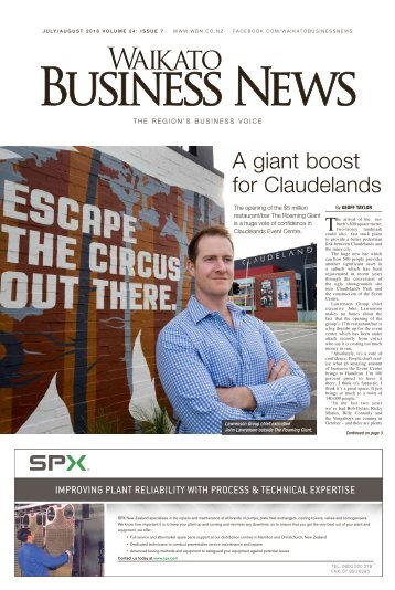 Waikato Business News July/August 2016