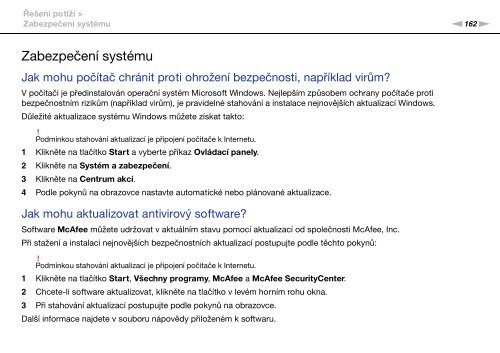 Sony VGN-SR57X - VGN-SR57X Mode d'emploi Tch&egrave;que