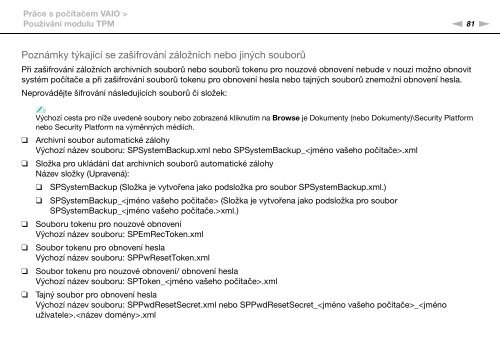 Sony VGN-SR57X - VGN-SR57X Mode d'emploi Tch&egrave;que