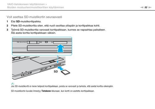 Sony VGN-SR57X - VGN-SR57X Mode d'emploi Finlandais