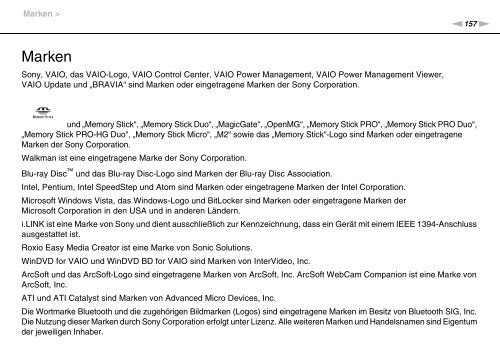 Sony VGN-NW21EF - VGN-NW21EF Istruzioni per l'uso Tedesco