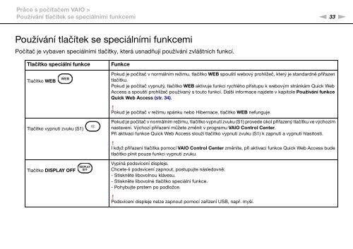 Sony VGN-NW21EF - VGN-NW21EF Istruzioni per l'uso Ceco