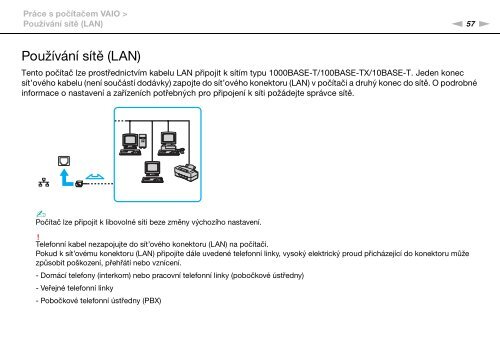 Sony VGN-NW21EF - VGN-NW21EF Istruzioni per l'uso Ceco