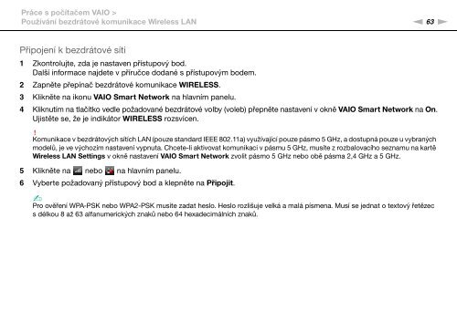 Sony VGN-NW21EF - VGN-NW21EF Istruzioni per l'uso Ceco