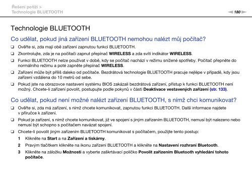 Sony VPCSA4C5E - VPCSA4C5E Istruzioni per l'uso Ceco