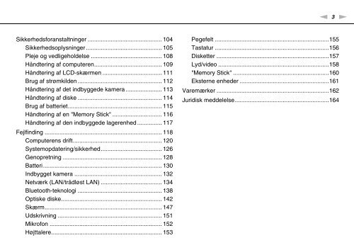 Sony VPCEB4C4E - VPCEB4C4E Mode d'emploi Danois