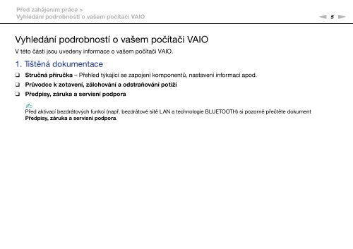 Sony VPCSB1S1E - VPCSB1S1E Mode d'emploi Tch&egrave;que