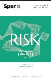 Spur Winnipeg 2017 Program: Risk