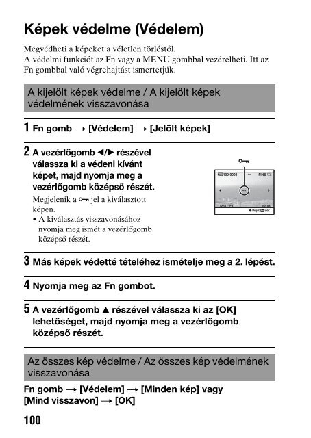 Sony DSLR-A290L - DSLR-A290L Consignes d&rsquo;utilisation Hongrois