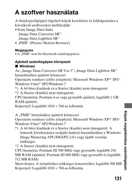 Sony DSLR-A290L - DSLR-A290L Consignes d&rsquo;utilisation Hongrois