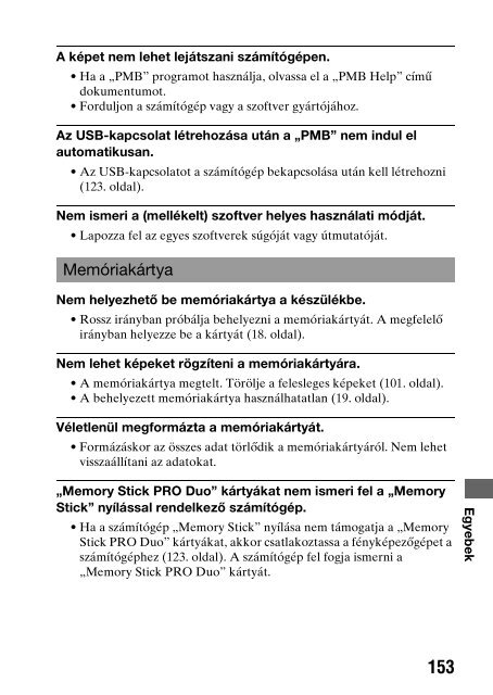 Sony DSLR-A290L - DSLR-A290L Consignes d&rsquo;utilisation Hongrois