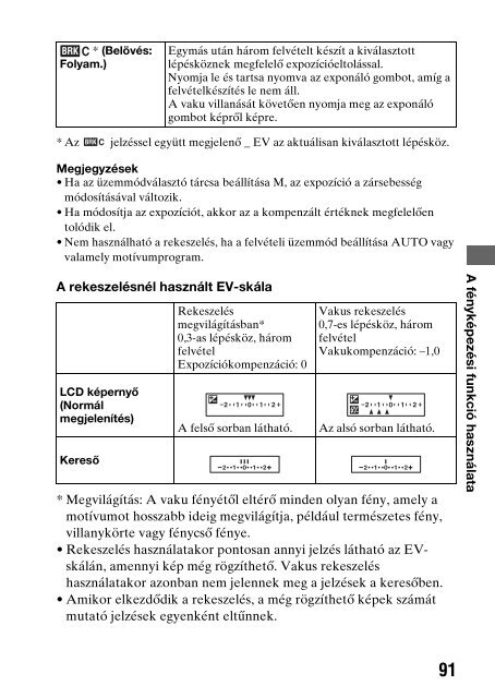 Sony DSLR-A290L - DSLR-A290L Consignes d&rsquo;utilisation Hongrois