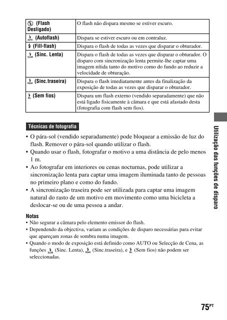 Sony DSLR-A290L - DSLR-A290L Consignes d&rsquo;utilisation Portugais