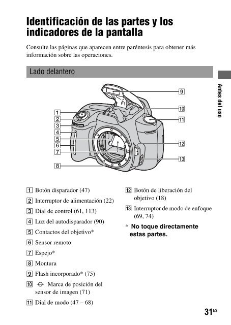 Sony DSLR-A290L - DSLR-A290L Consignes d&rsquo;utilisation Portugais