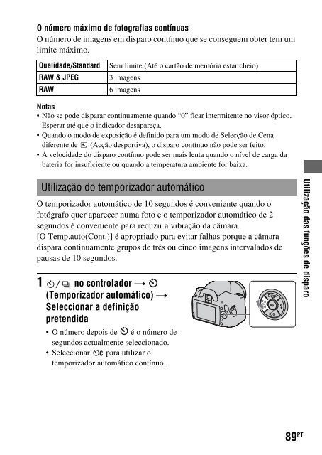 Sony DSLR-A290L - DSLR-A290L Consignes d&rsquo;utilisation Espagnol