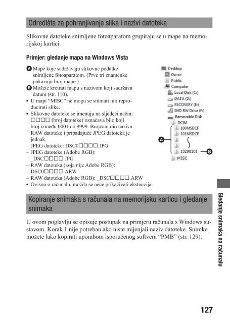 Sony DSLR-A290L - DSLR-A290L Mode d'emploi Croate