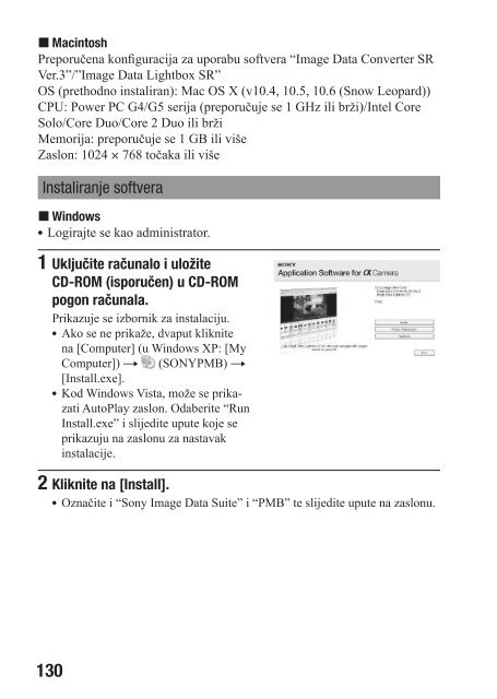 Sony DSLR-A290L - DSLR-A290L Mode d'emploi Croate