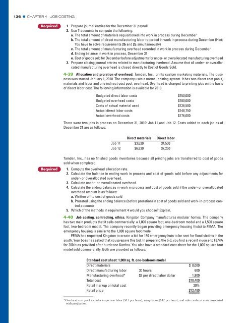 Cost Accounting (14th Edition)