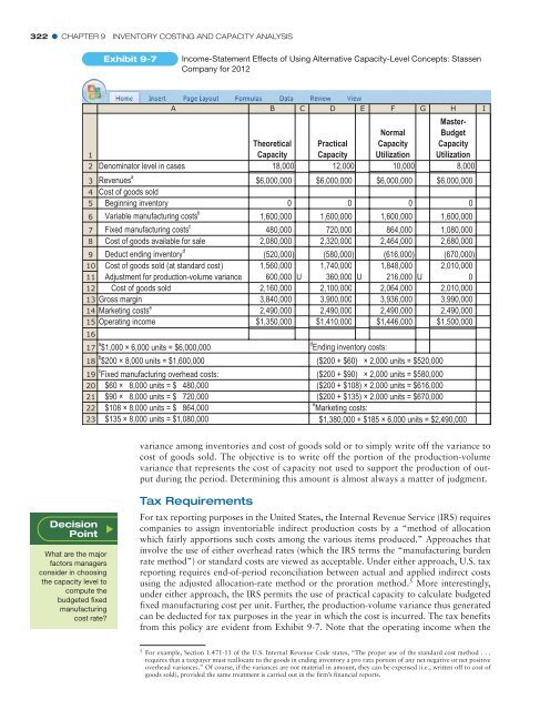 Cost Accounting (14th Edition)