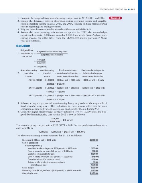 Cost Accounting (14th Edition)