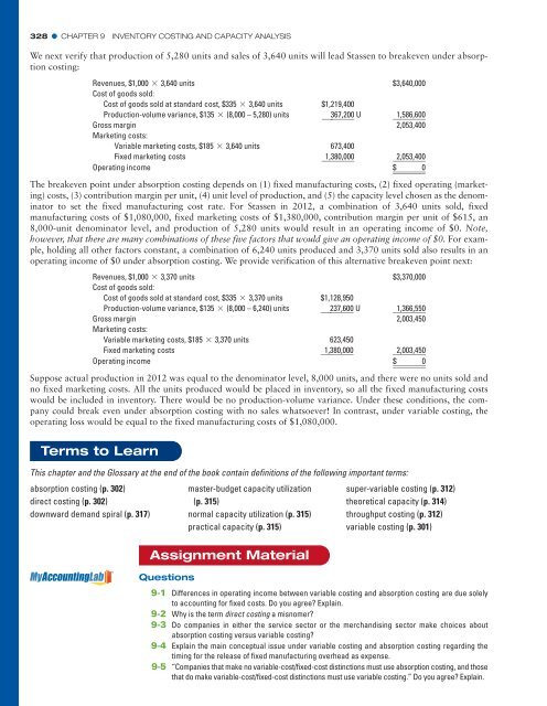 Cost Accounting (14th Edition)