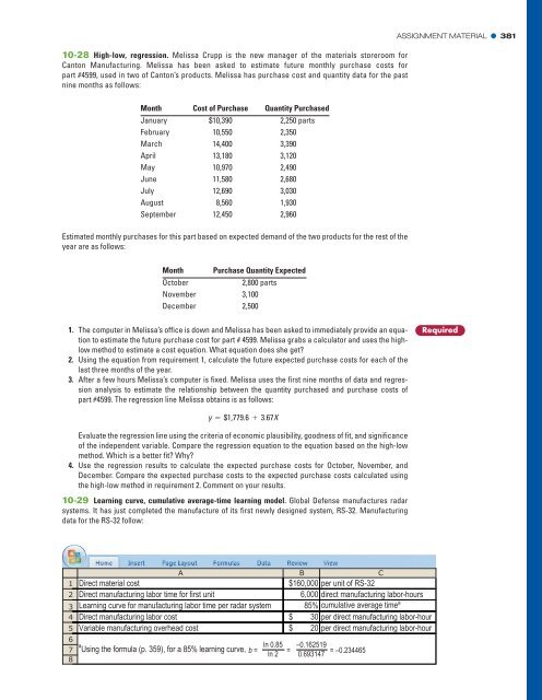 Cost Accounting (14th Edition)