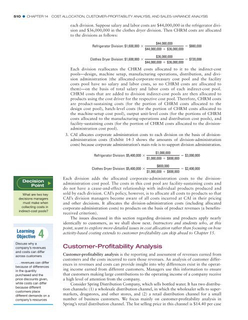 Cost Accounting (14th Edition)