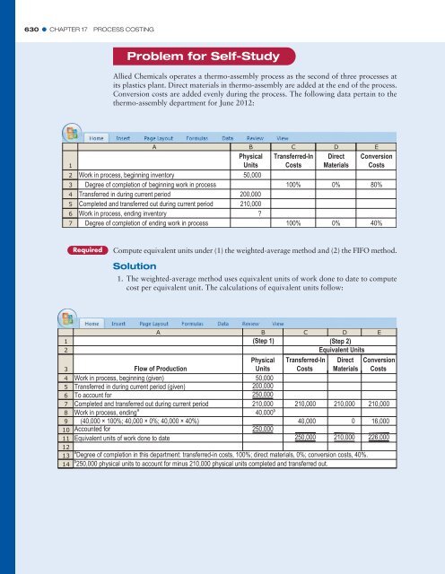 Cost Accounting (14th Edition)