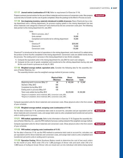 Cost Accounting (14th Edition)