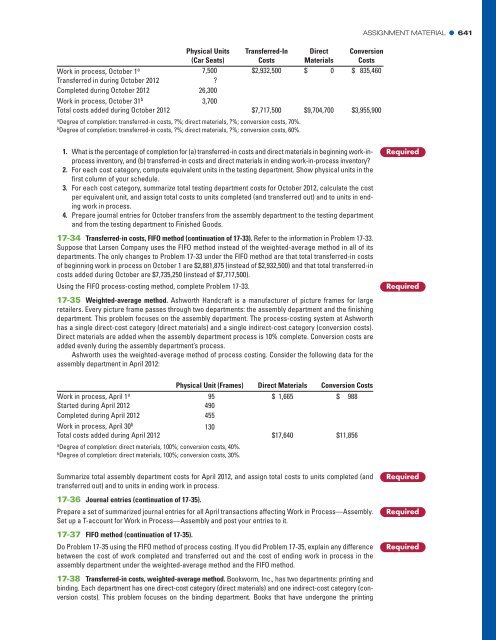 Cost Accounting (14th Edition)