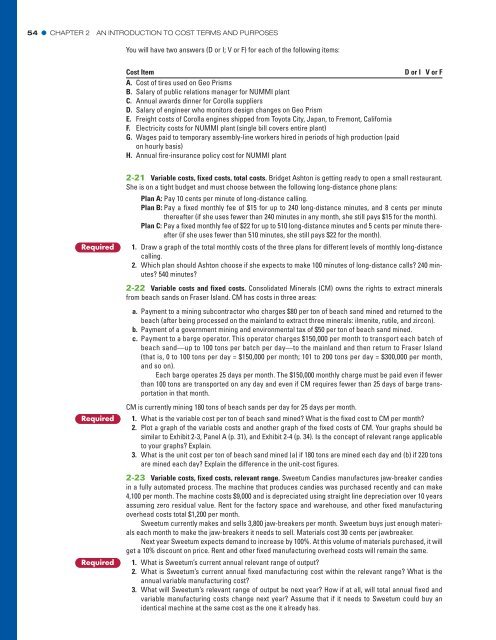 Cost Accounting (14th Edition)