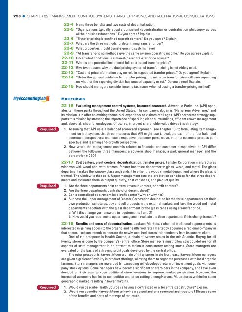 Cost Accounting (14th Edition)