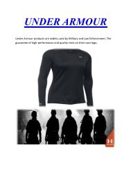 UNDER ARMOUR