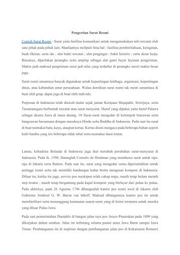 CONTOH SURAT PERMOHONAN UNTUK DILAKUKAN SATU 