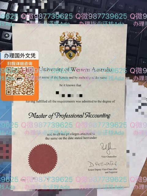 西澳大学毕业证Q微987739625 UWA diploma master degree official transcript