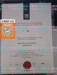 curtin diploma 科廷科技大学毕业证图片 Curtin University of Technology degree