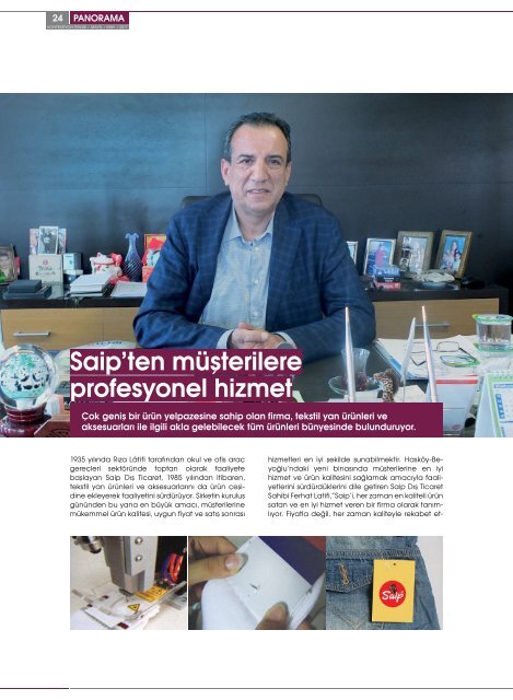 Konfeksiyon Teknik Dergisi Mayıs 2017 Sayısı