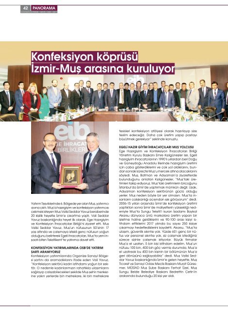 Konfeksiyon Teknik Dergisi Mayıs 2017 Sayısı